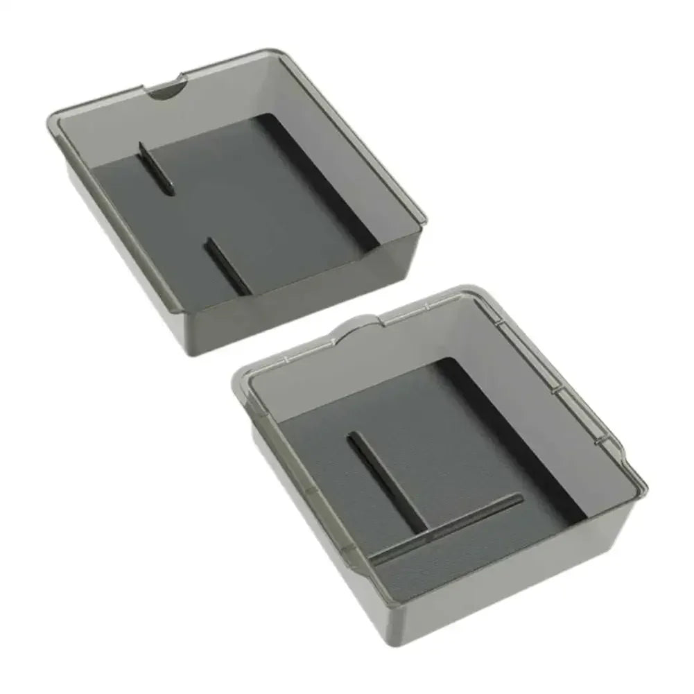 ABS Armrest Box Storage Silicone Mat Center Console Organizer For Tesla Model YL Juniper Console Organizer Box Accessories Peaceful Pleasures Health and Wellness 2pcs