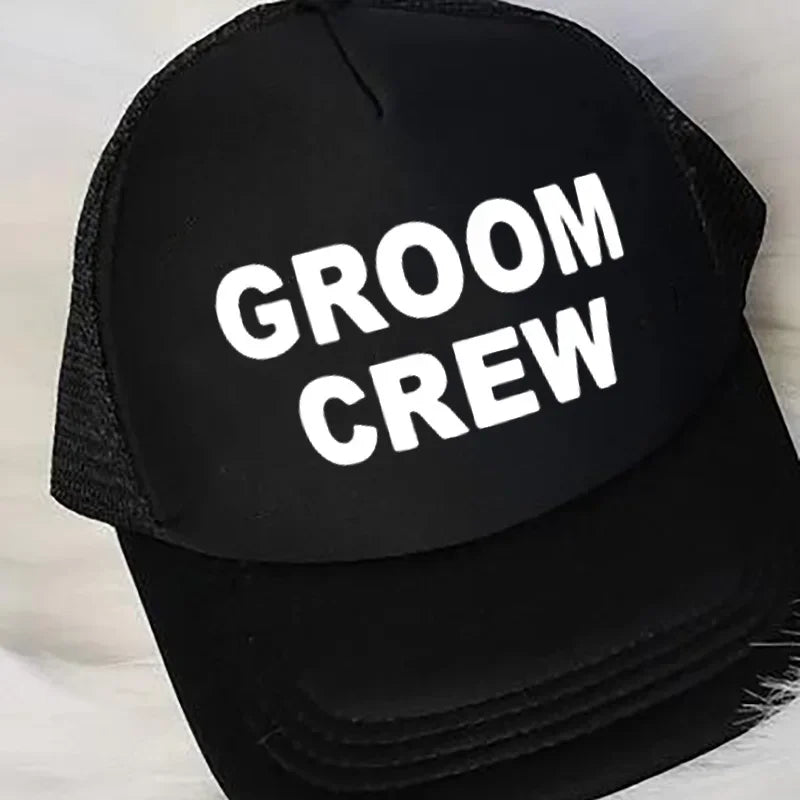 Groom Crew "Game Over" Hat | Bachelor Party Gamer Gift Bachelor Party Hat Peaceful Pleasures Health and Wellness Groom Crew