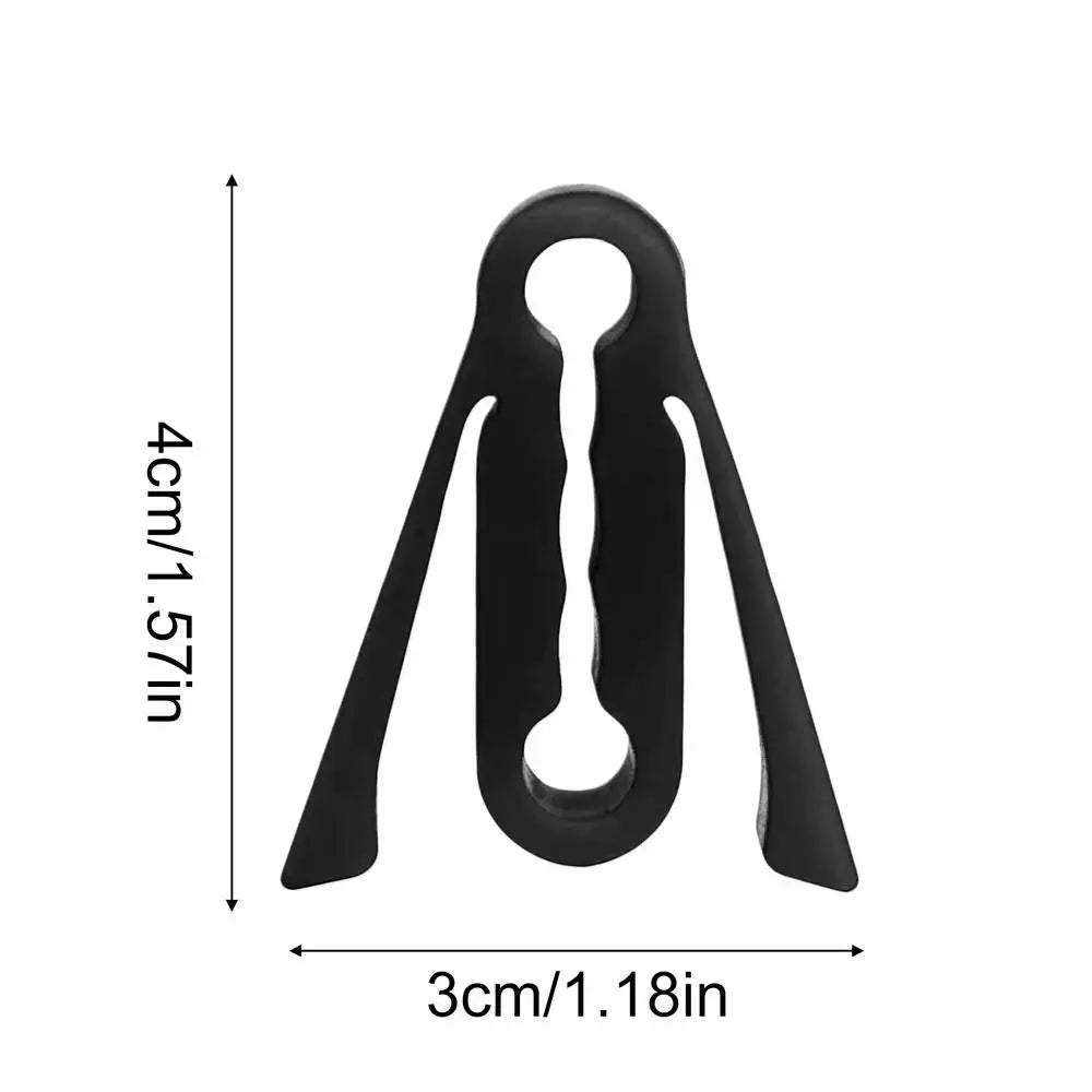 4-Pack Silicone Car Door Latch Covers – Universal Shock Pad Door Latch Cover Peaceful Pleasures Health and Wellness Black