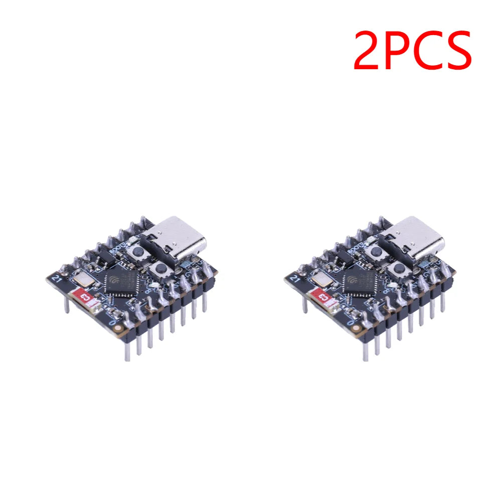 1-10PCS ESP32-C3 Development Board ESP32 C3 SuperMini WiFi Bluetooth-Compatible Board Development Board CORE Board for Arduino Peaceful Pleasures Health and Wellness Welded 2PCS