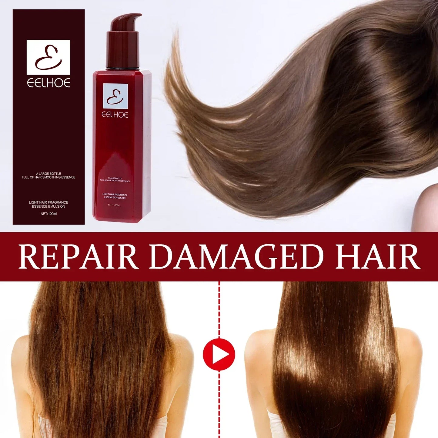 Hair Conditioner Essence Moisturizing Soften Repair Hair Mask Smoothing Treatment for Damaged Dry Curly Frizzy Hair Care Peaceful Pleasures Health and Wellness