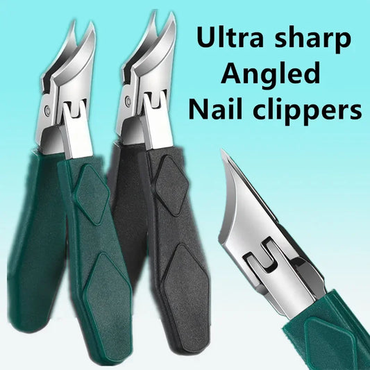 25 Slant Edge Nail Clipper Wide Opening Stainless Steel Professional Peaceful Pleasures Health and Wellness