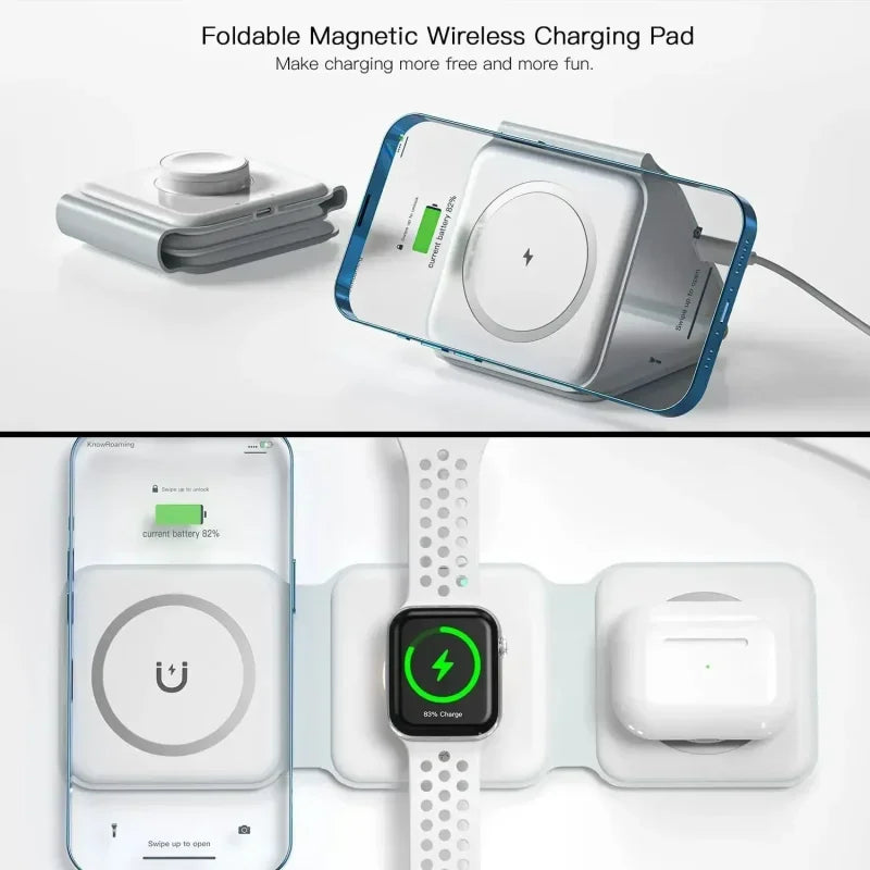 3-in-1 Wireless Charging Station | iPhone, Apple Watch & AirPods