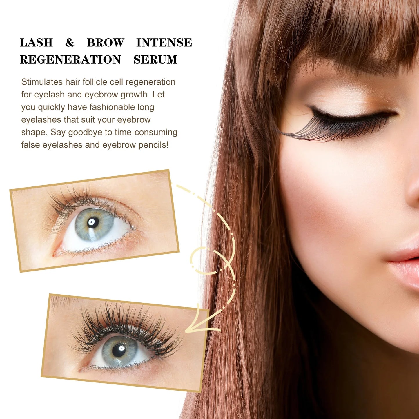 EELHOE Eyelash Growth Serum – Longer Thicker Curled Lashes 20ml