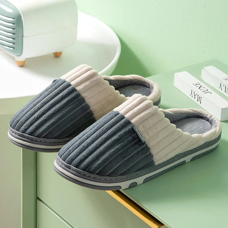 Women's Fuzzy Plush House Slippers – Soft Fluffy Indoor Slides