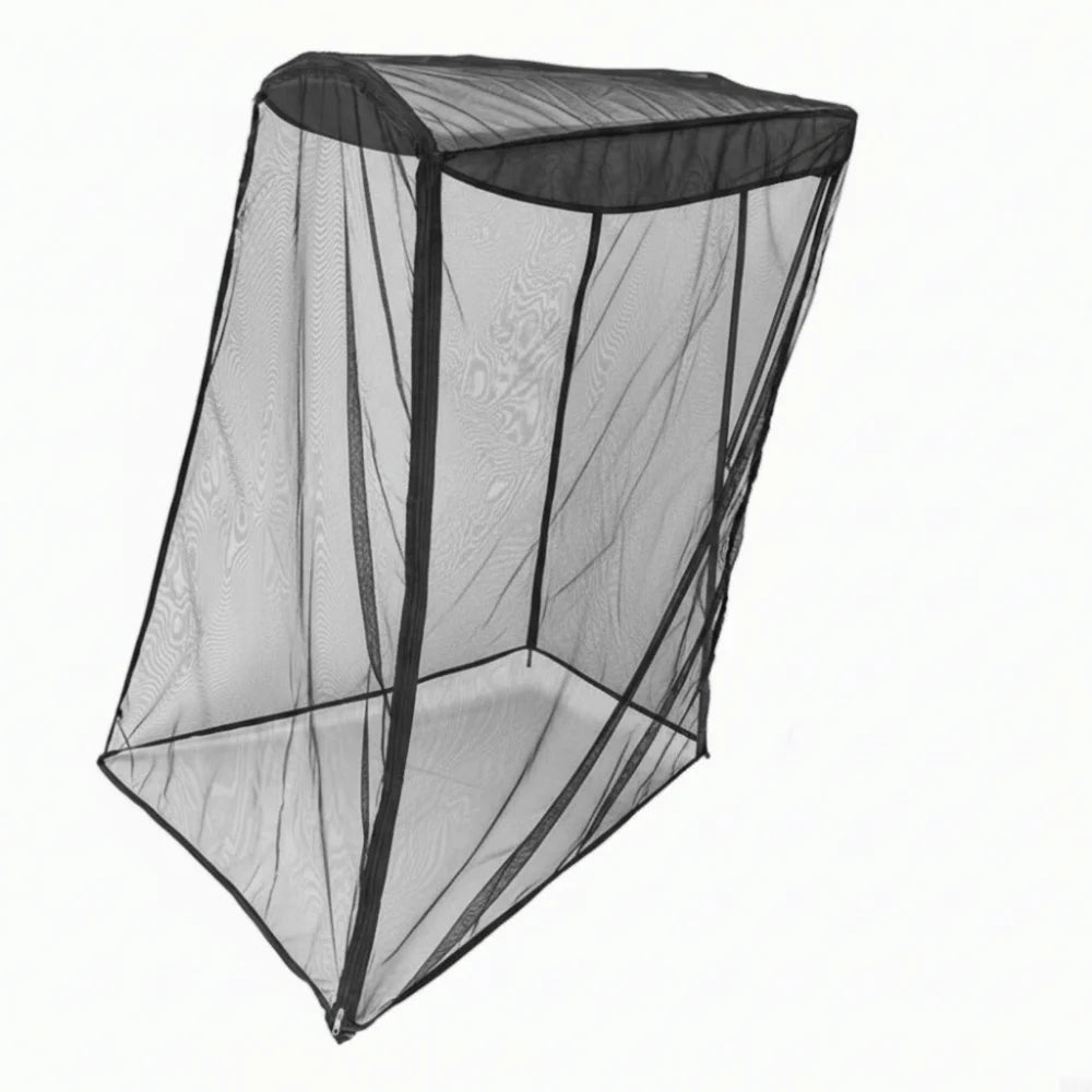 Canopy Chair Mosquito Net Cover – Zipper Bug Mesh Tent Mosquito Net Cover Peaceful Pleasures Health and Wellness Grey