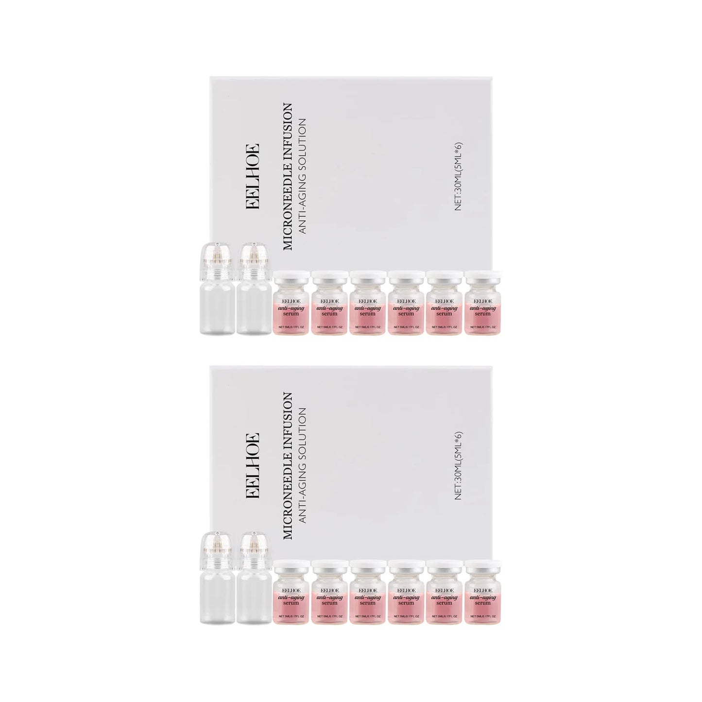 Microneedle Roller & Anti-Aging Serum Set – Hydrate & Firm