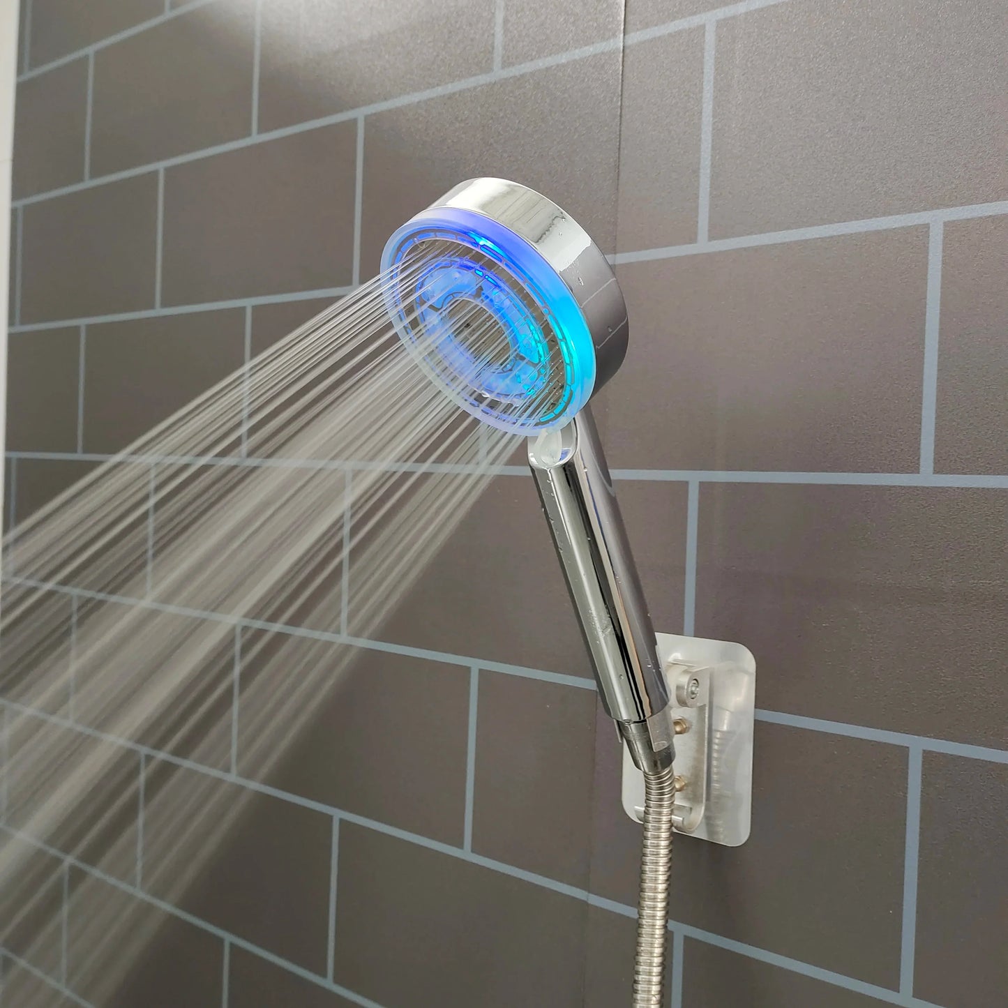 LED Color-Changing Shower Head | 5 Modes, Rainfall & Handheld