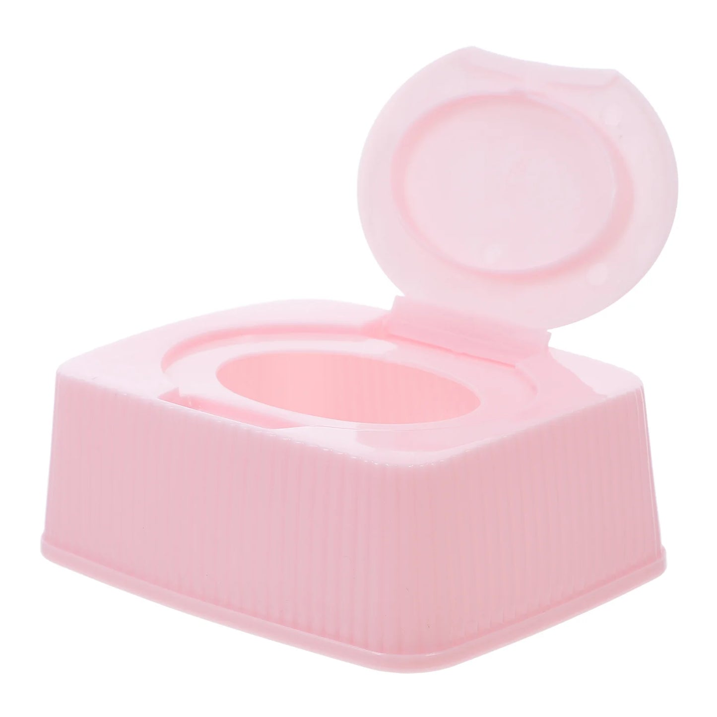 Baby Wipes Dispenser Dustproof Storage Box – Pink Plastic