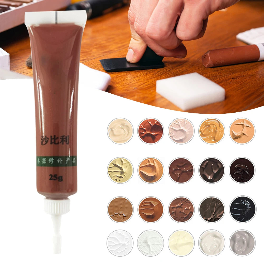 25g Wood Furniture Repair Fillers,Repairing Paste For Furniture,Hardwood Floor Repairing Kit,Floor Discoloration Repairing Paste Peaceful Pleasures Health and Wellness