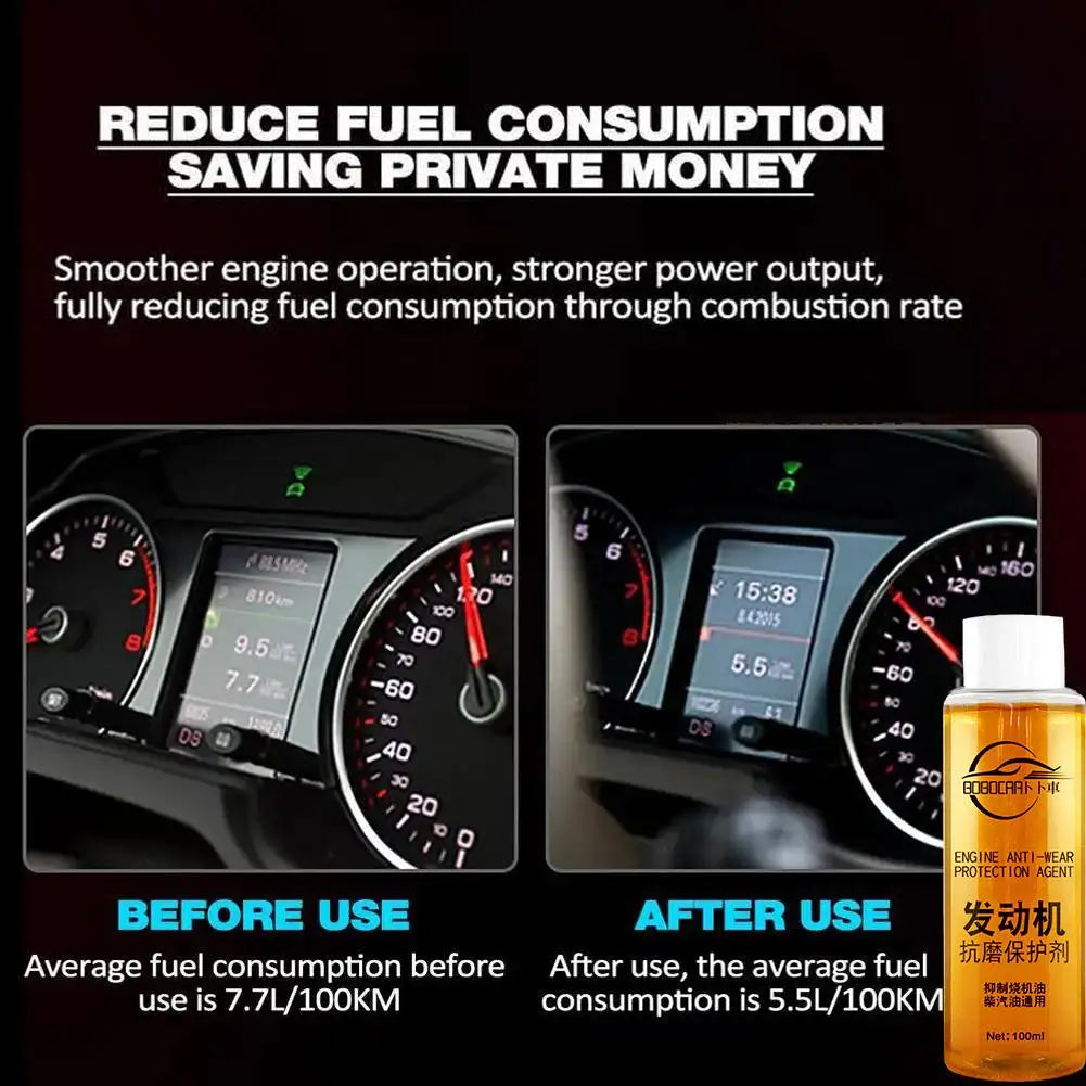 Automotive engine anti-wear protective agent Additive Oil For Engine Protection Noise Reduction Anti-Wear Repair Oil Peaceful Pleasures Health and Wellness