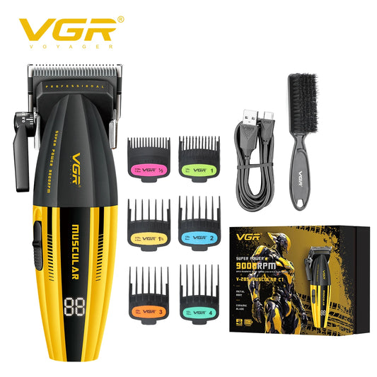 VGR 285 new hair clipper with personalized and cool body, powerful hair trimmer, multifunctional hair clipper, personal protecti Peaceful Pleasures Health and Wellness V-285 usb
