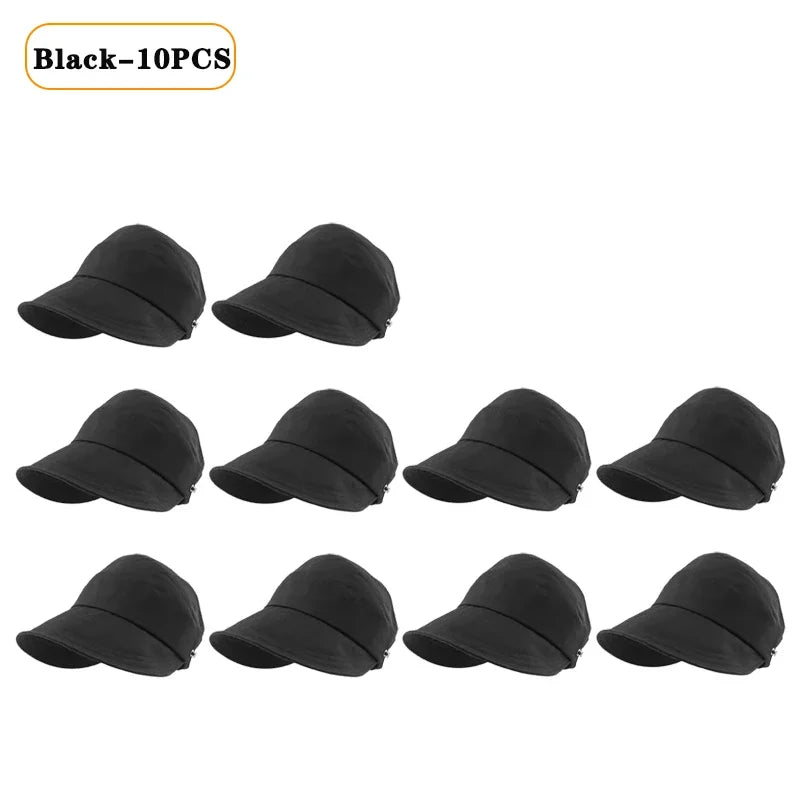 Foldable Wide Brim Ponytail Sun Hat | Quick-Dry Adjustable