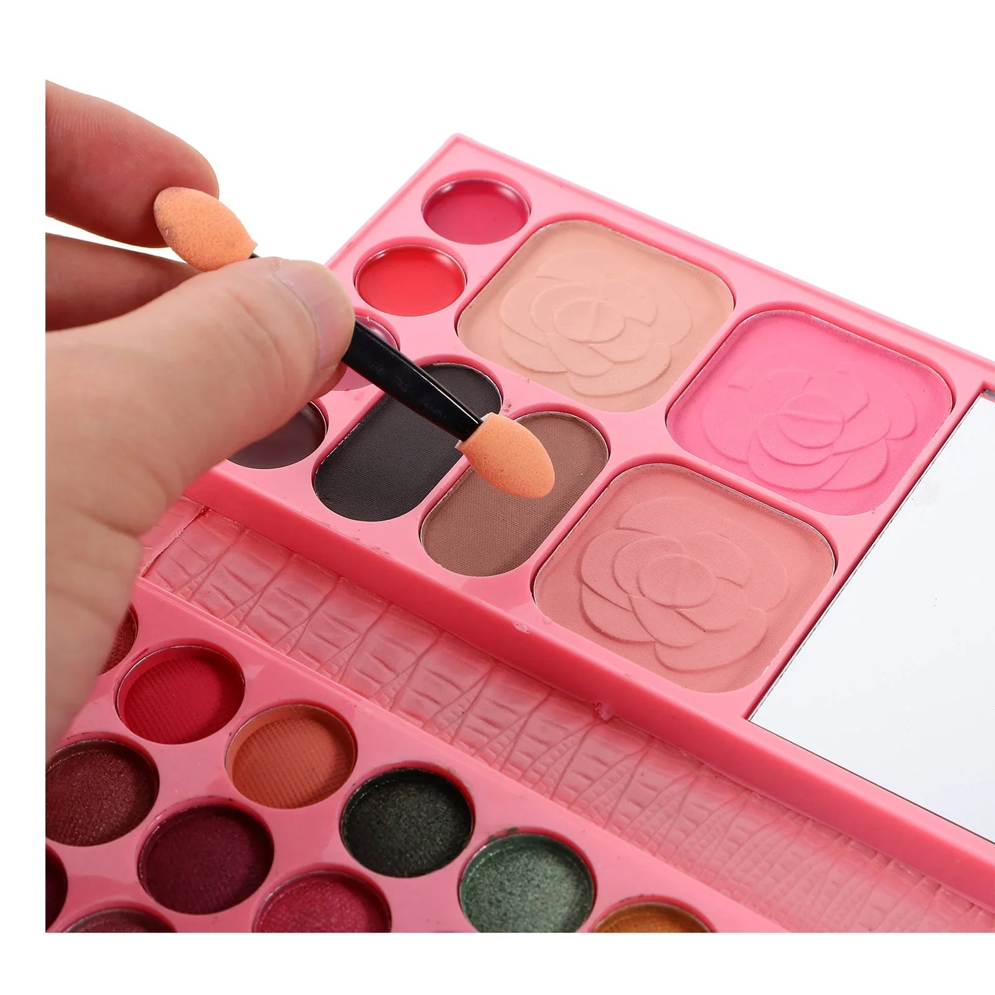 33-Color Eyeshadow Blush Makeup Kit with Mirror | Beginner Set