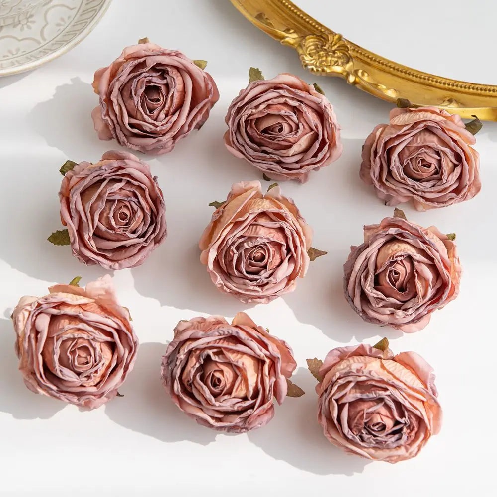 Artificial Silk Rose Heads – Wedding, DIY & Party Decor
