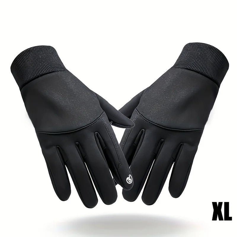 Cycling Gloves Men's Winter Gloves Women's Warm Gloves Running Touch Screen Mittens Outdoor Sports Fishing Riding Skiing Goves Peaceful Pleasures Health and Wellness XL
