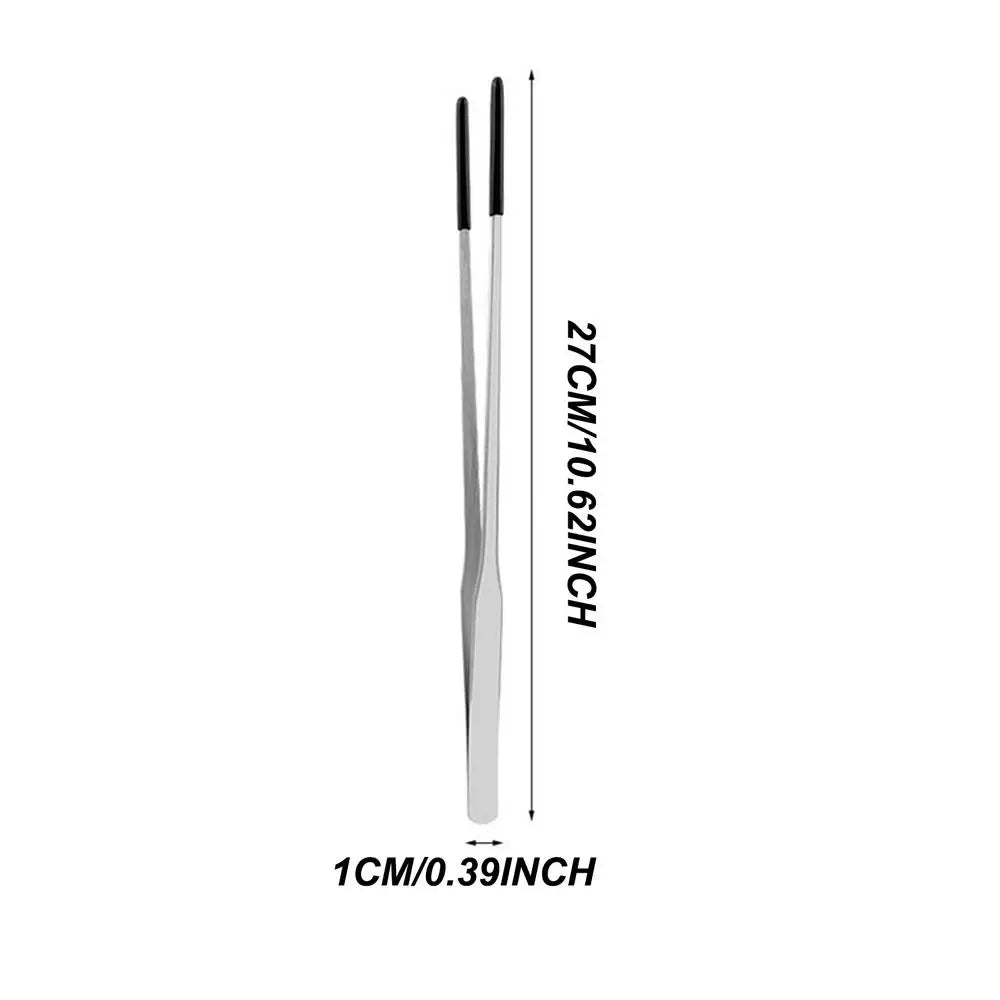 Extra Long Reptile Feeding Tongs Bearded Dragon Aquarium Tweezer With Rubber Tip 10.6 Inches Stainless Steel Bearded Dragon Tank Peaceful Pleasures Health and Wellness v China Mainland