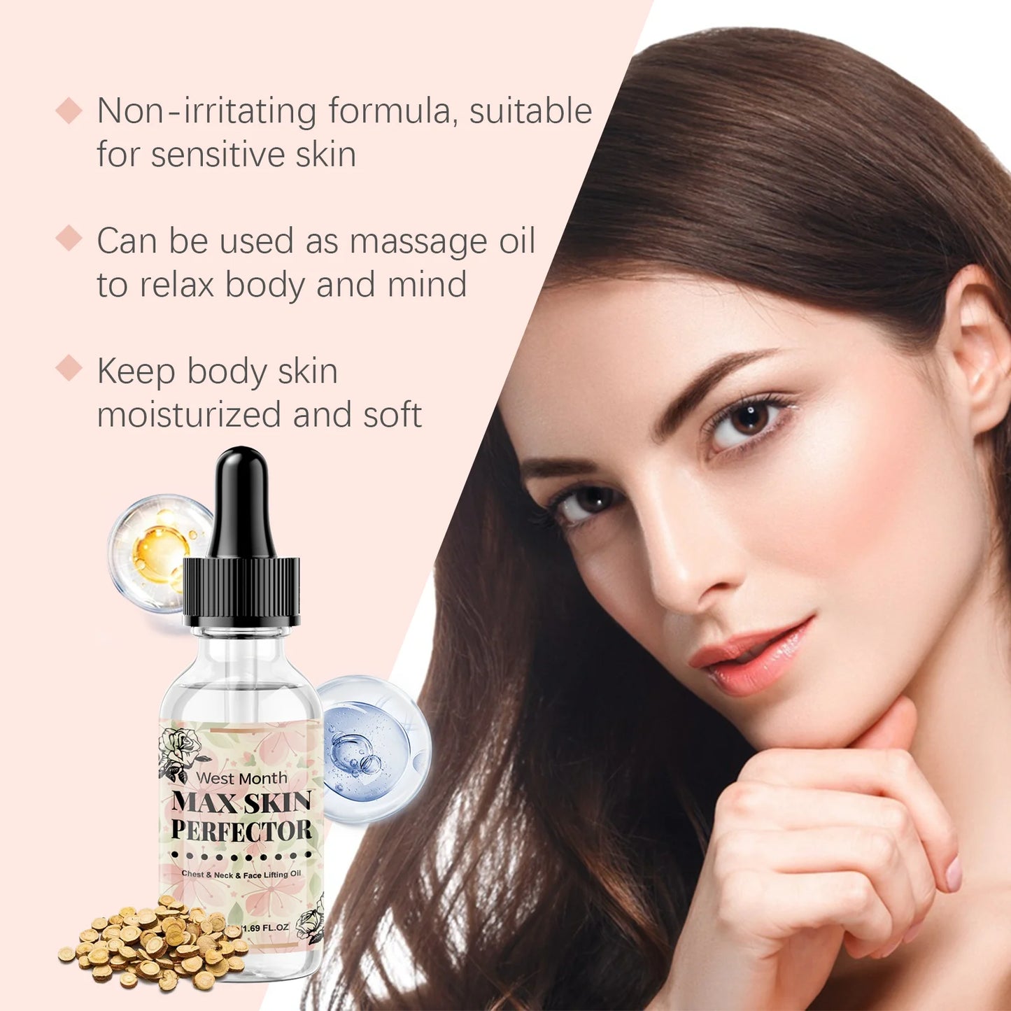Face Neck & Chest Lifting Oil – Firm, Nourish & Moisturize