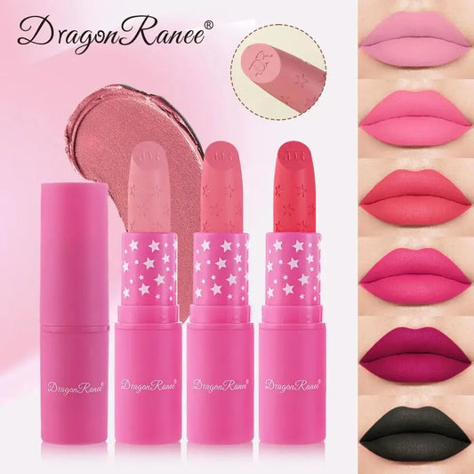 Dragon Ranee 3-Pc Matte Lipstick Set – Waterproof & Long Lasting Matte Lipstick Set Oasis Select
