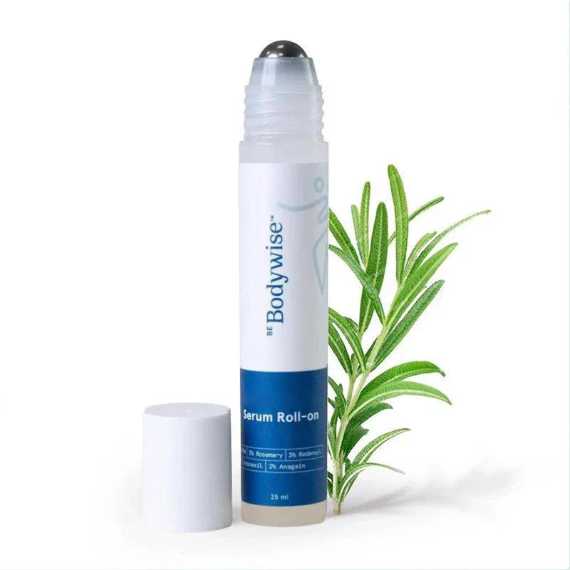 Be-Body.wise Rosemary Roll-on Hair Care Essence - Nourishing, Anti-Frizz, Strengthening Roots, Scalp Treatment, Nourishing Hair Peaceful Pleasures Health and Wellness