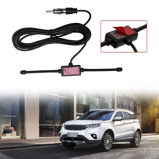 Car AM FM Glass Dipole Antenna – Universal Windshield Mount Car Radio Antenna Oasis Select
