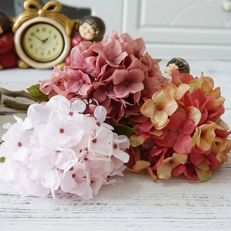 Silk Hydrangea Artificial Flowers – Wedding & Home Decor