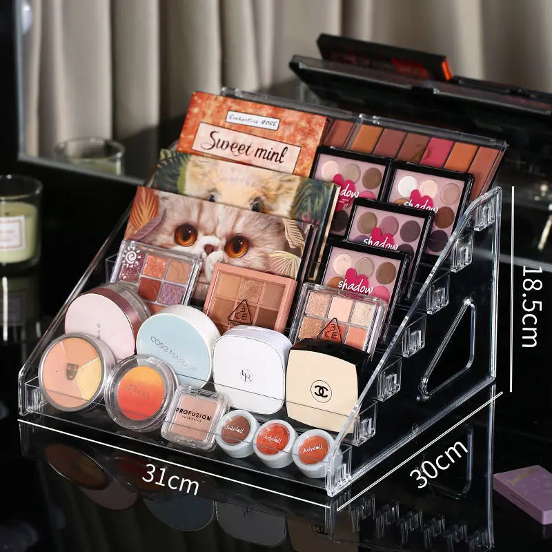 Acrylic Ladder Display Rack – Nail Polish & Makeup Organizer