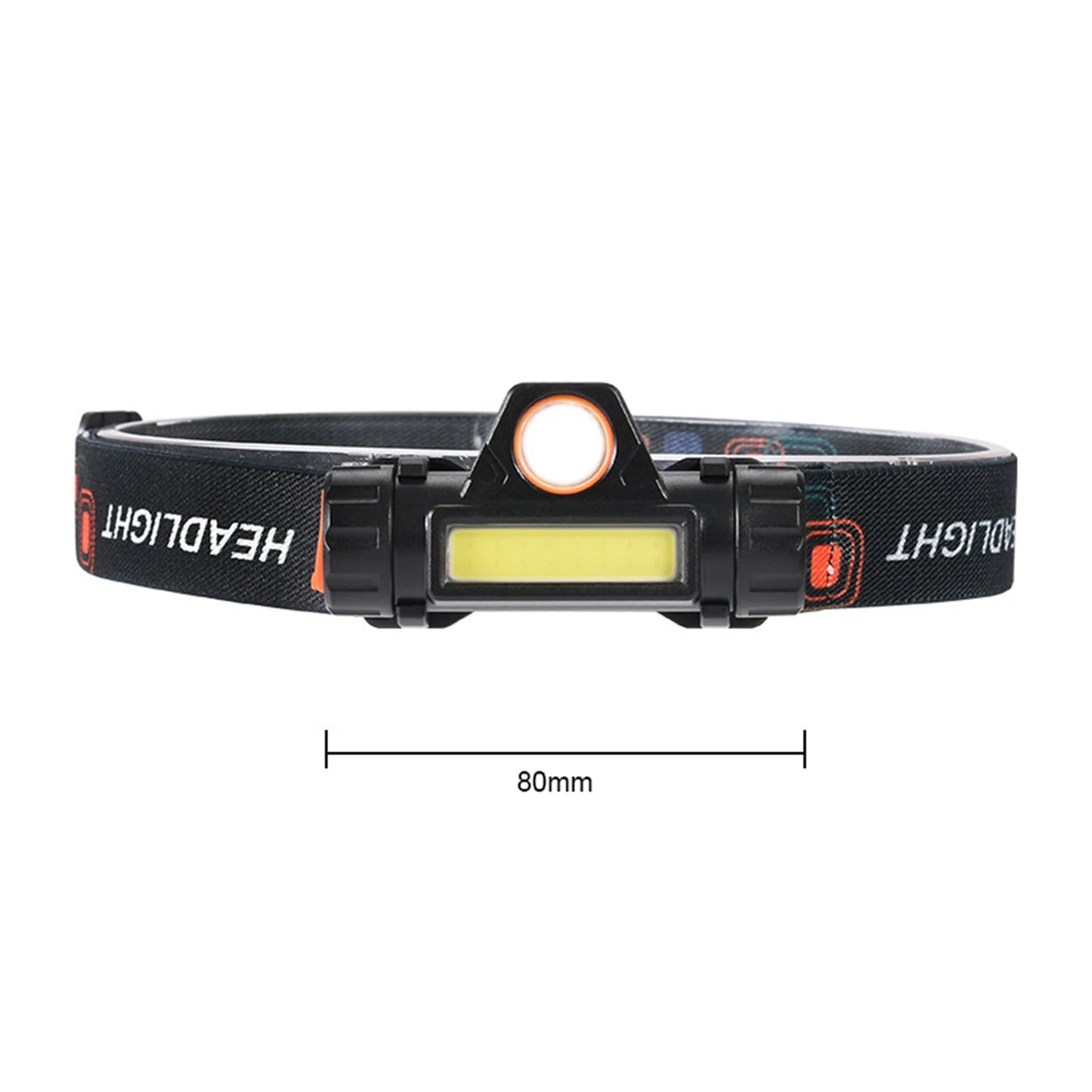Q5+COB Bright Headlight Night Walking Headlamp Camping Hiking Head Lamp Rechargeable Outdoor Work Light 90 Degree Peaceful Pleasures Health and Wellness