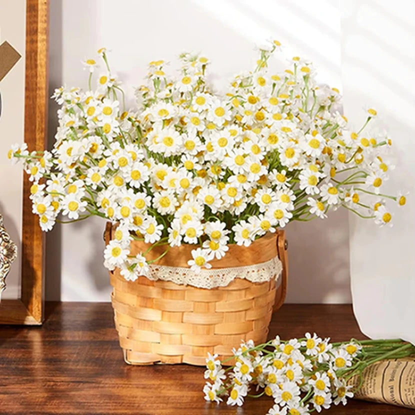 Silk Artificial Hydrangea Rose Bud Bouquet | Wedding Home Decor
