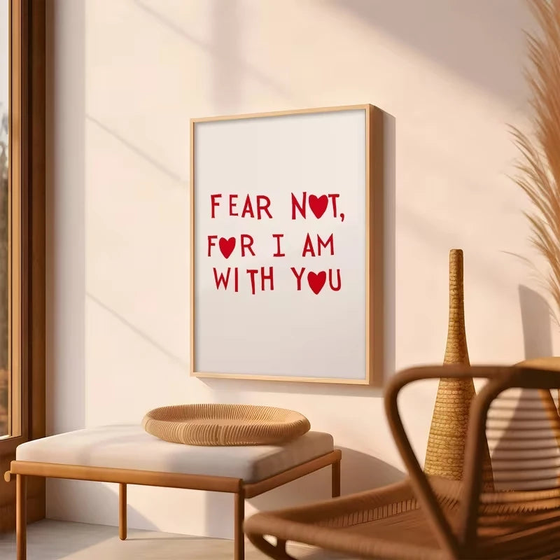 Bible Verse Canvas Wall Art Print | Inspirational Home Decor