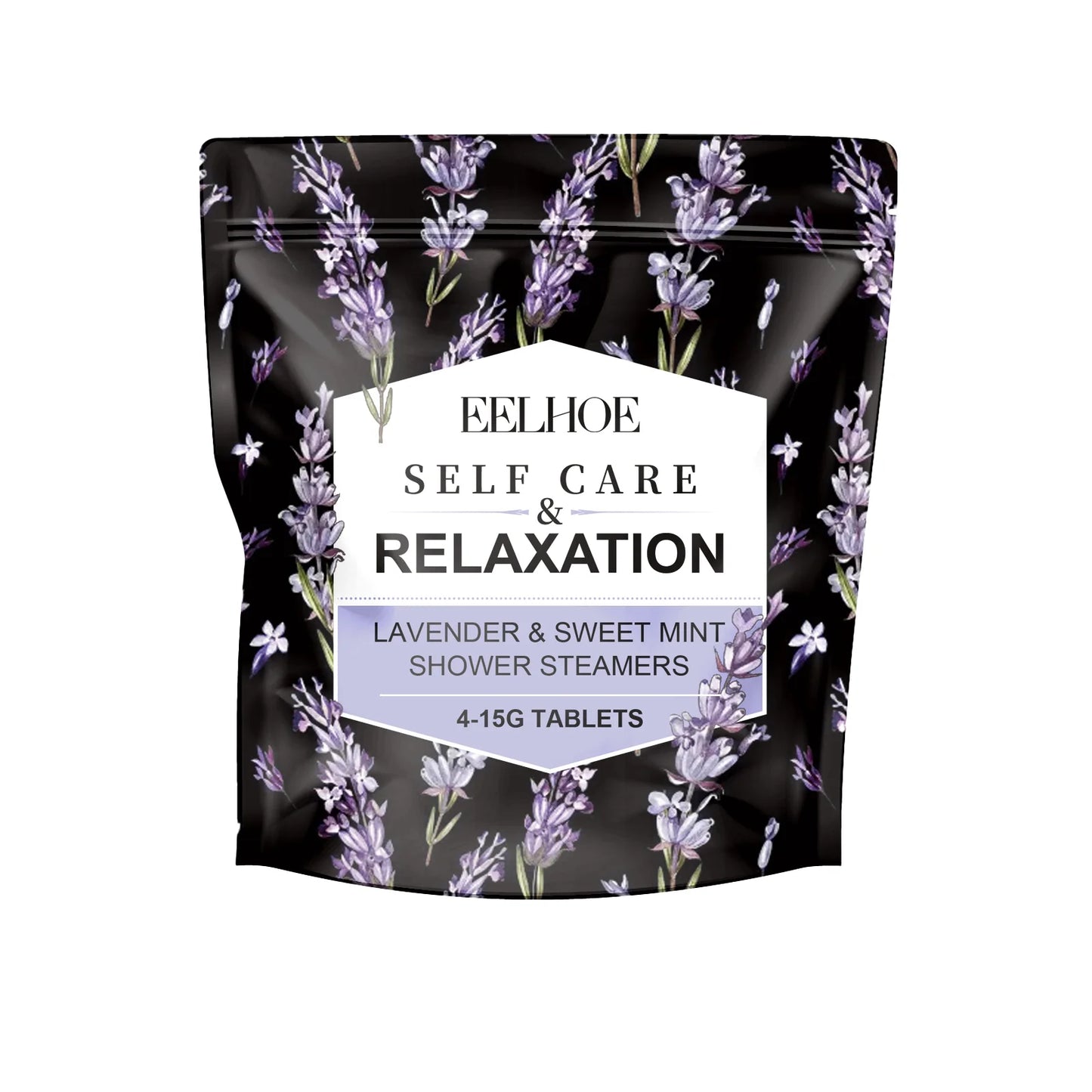 Lavender Aromatherapy Shower Steamers Set – 4pc Spa Kit