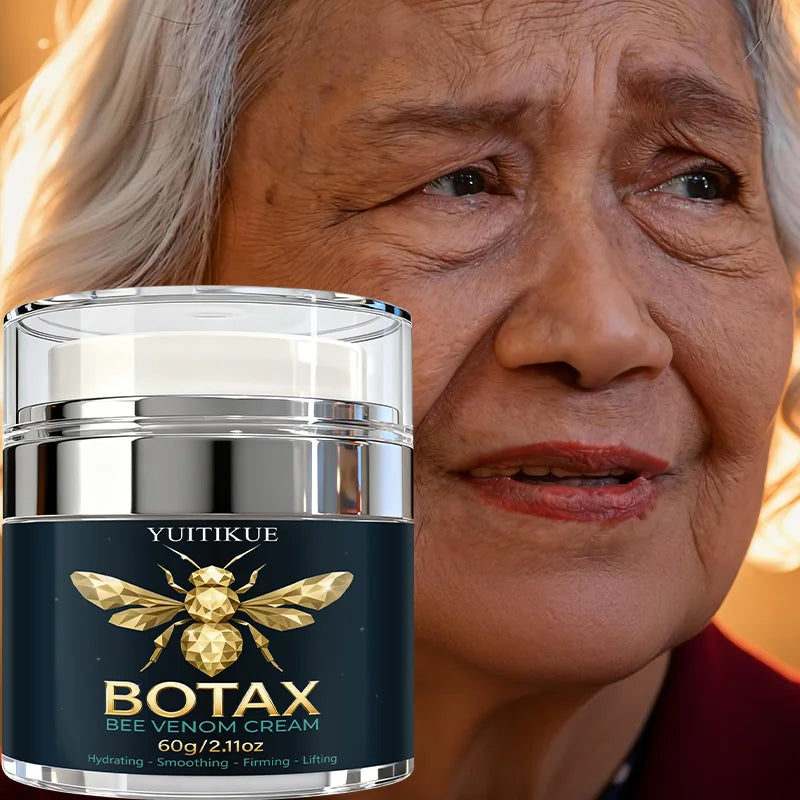 Bee Venom Cream Moisturizing and Anti-Wrinkle Collagen Hyaluronic Acid Face Cream Skincare Cosmetics Suitable for Women and Men Peaceful Pleasures Health and Wellness