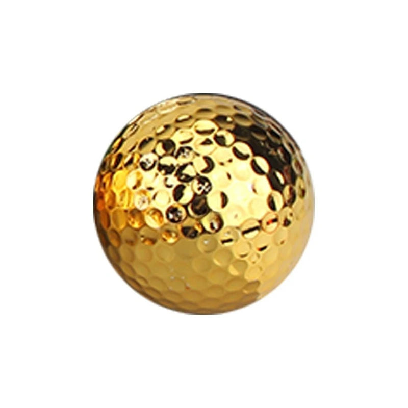 Luxury Gold Plated Golf Balls – Novelty Gift for Golfers