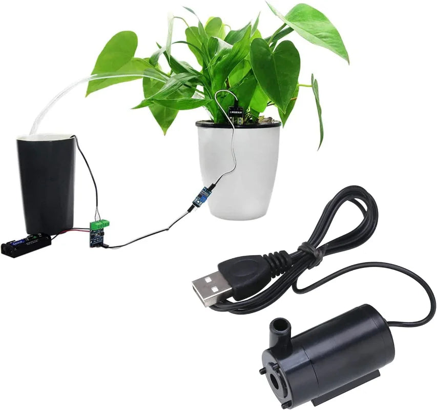 AISITIN Mini USB Submersible Pump – Ultra-Quiet 3V 5V 6V DC