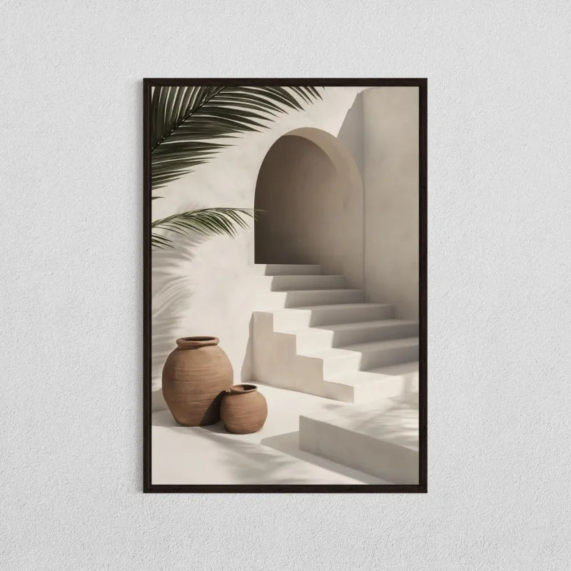 Minimalist Olive Tree Canvas Wall Art | Mediterranean Decor