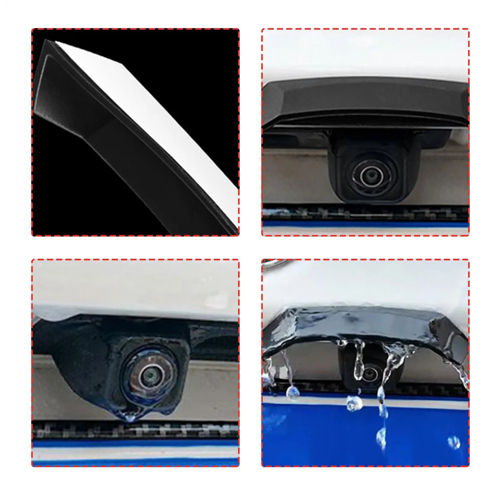 Waterproof Rear View Camera Cover All-Weather Protective Housing for Backup Camera, Universal Fit SUV Truck Van Sedan & RV Peaceful Pleasures Health and Wellness