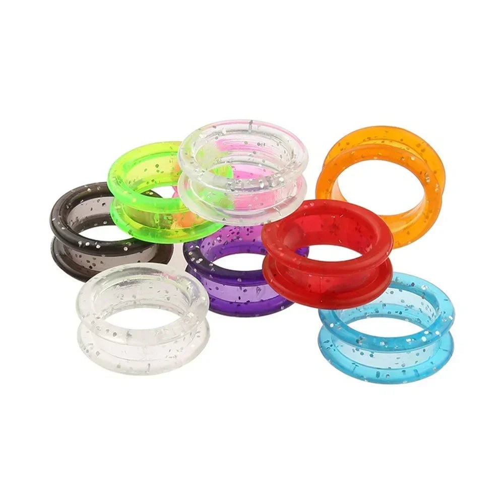 Silicone Scissor Finger Rings for Barbers – 2 Sets (10 Pcs) Scissor Finger Rings Peaceful Pleasures Health and Wellness