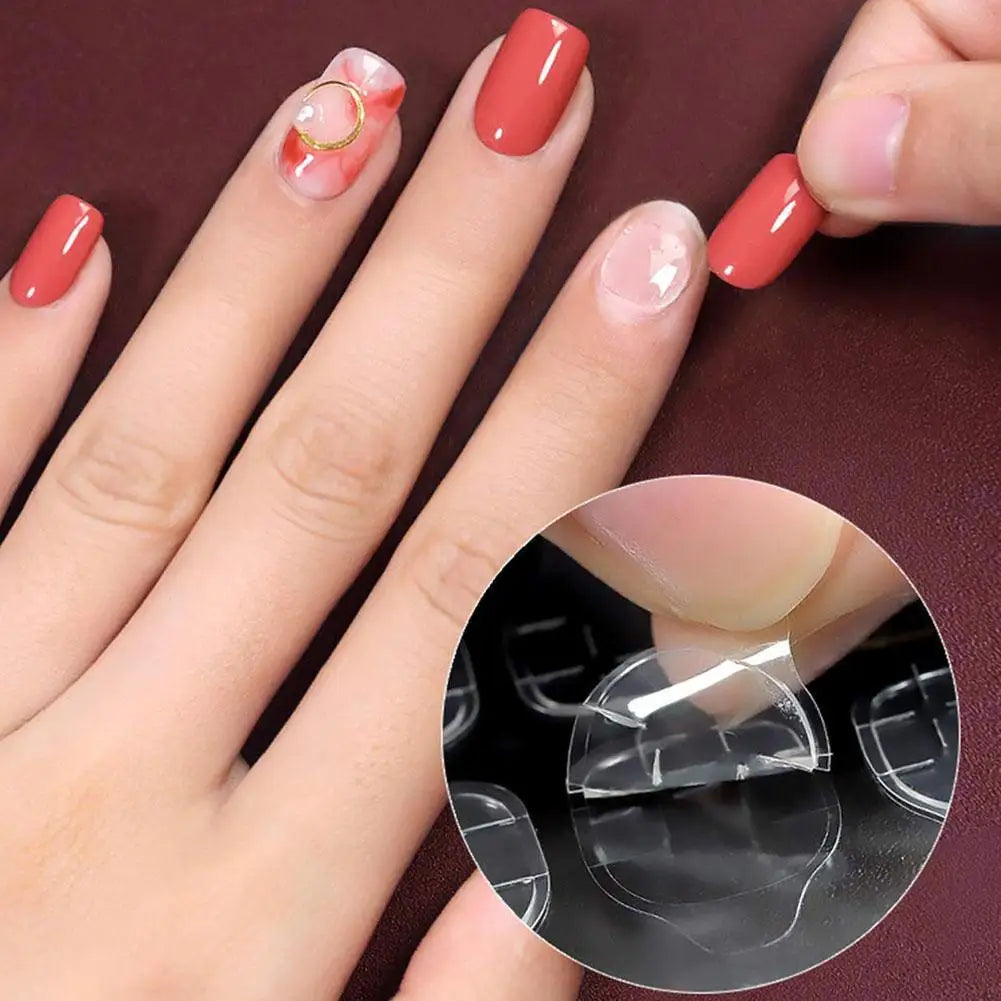 Jelly Nail Glue Stickers – Double-Sided Adhesive Tabs for Fake Nails