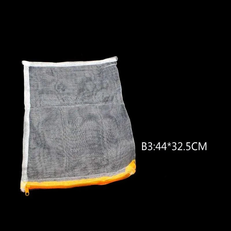 5-Pack Reusable Aquarium Filter Media Bags with Zipper
