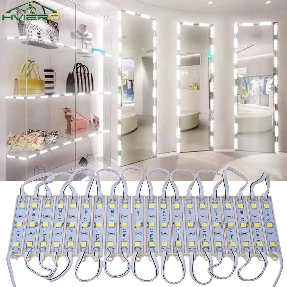 20-Pack 5050 RGB LED Modules 12V IP65 Waterproof | SMD Lights
