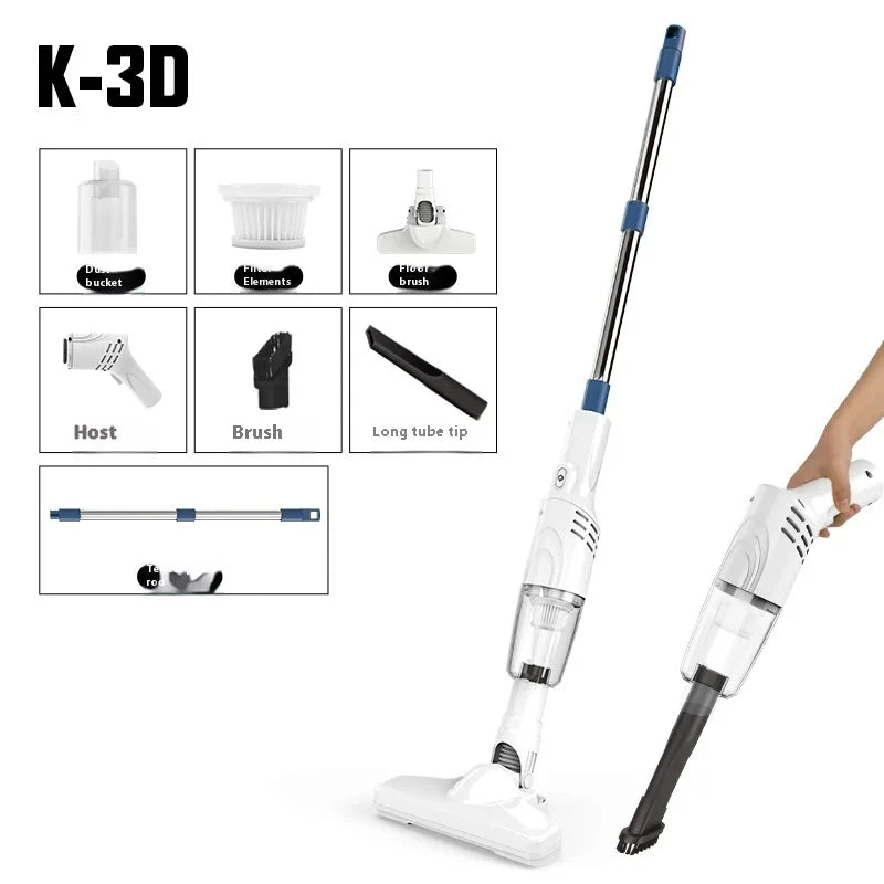 HOMEFISH Portable Handheld Household Vacuum Cleaner Wireless Strong Suction Multi-Function and Car Vacuum Cleaner Peaceful Pleasures Health and Wellness