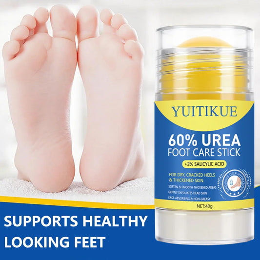 YUITIKUE Foot Care Stick 40g - For Dry Cracked Heels & Thickened Skin, Softens & Smooths Rough Areas, Fast Absorption Non-Greasy Peaceful Pleasures Health and Wellness Default Title
