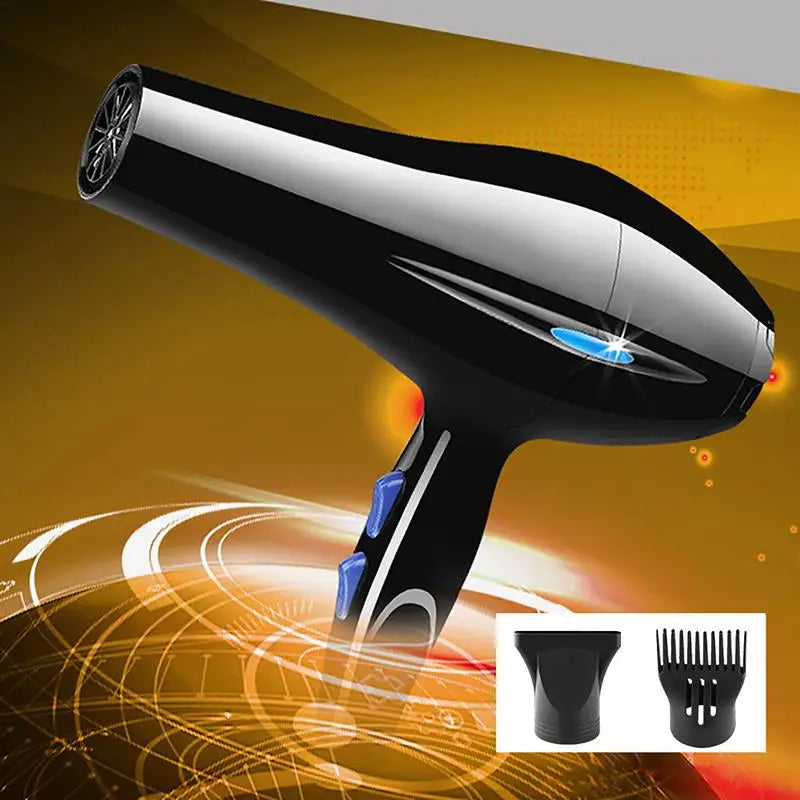 2200W Hair Dryer with Diffuser & Styling Nozzles | Black