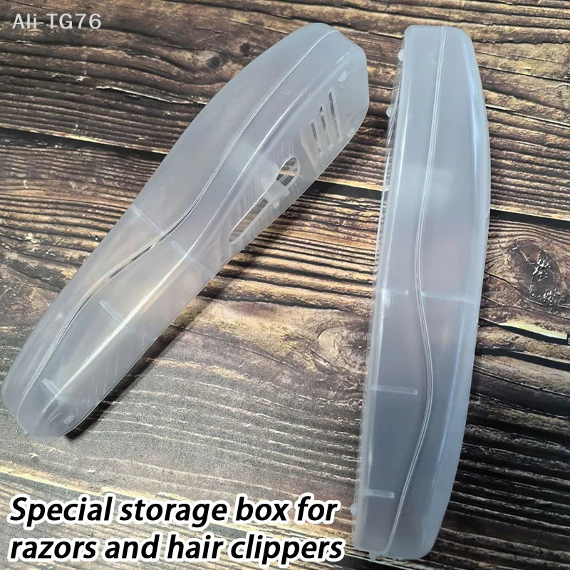 Clear Plastic Razor Storage Case | Travel Shaver Box