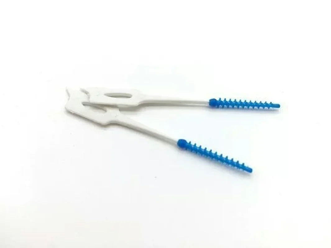 40pcs/box Interdental brush Orthodontic brush Cleaning Teeth Gaps Oral Care Soft silicone head Interdental brush Good for gums Peaceful Pleasures Health and Wellness