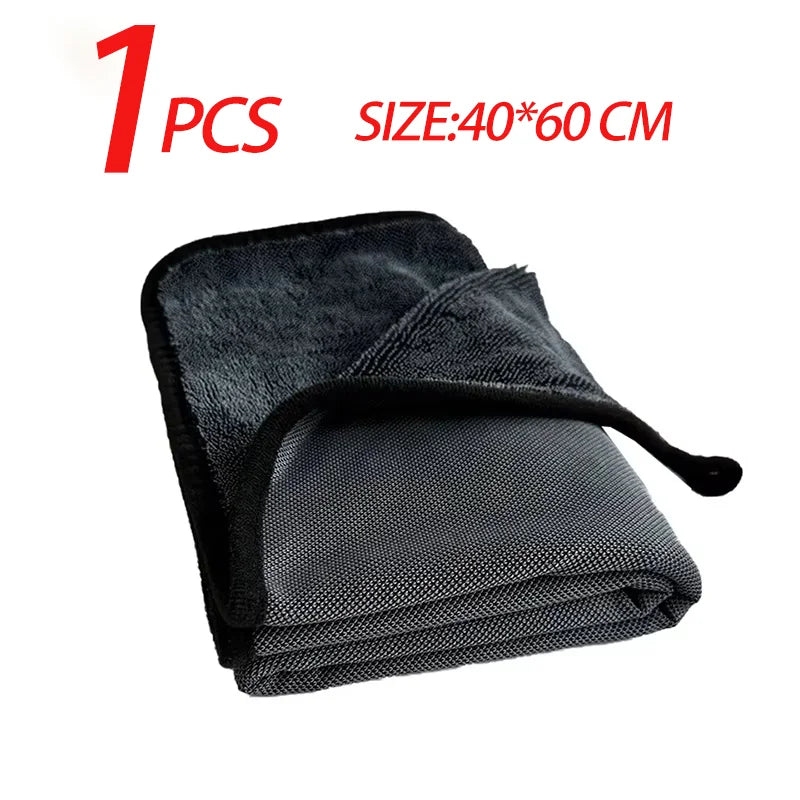 40*60/40cm Car Wash Towel 600GSM Microfiber Double-Sided Ultra Absorbent Car Wash Cloth Cleaning Drying Towel Washing Accessorie Peaceful Pleasures Health and Wellness 40x60x1pcs