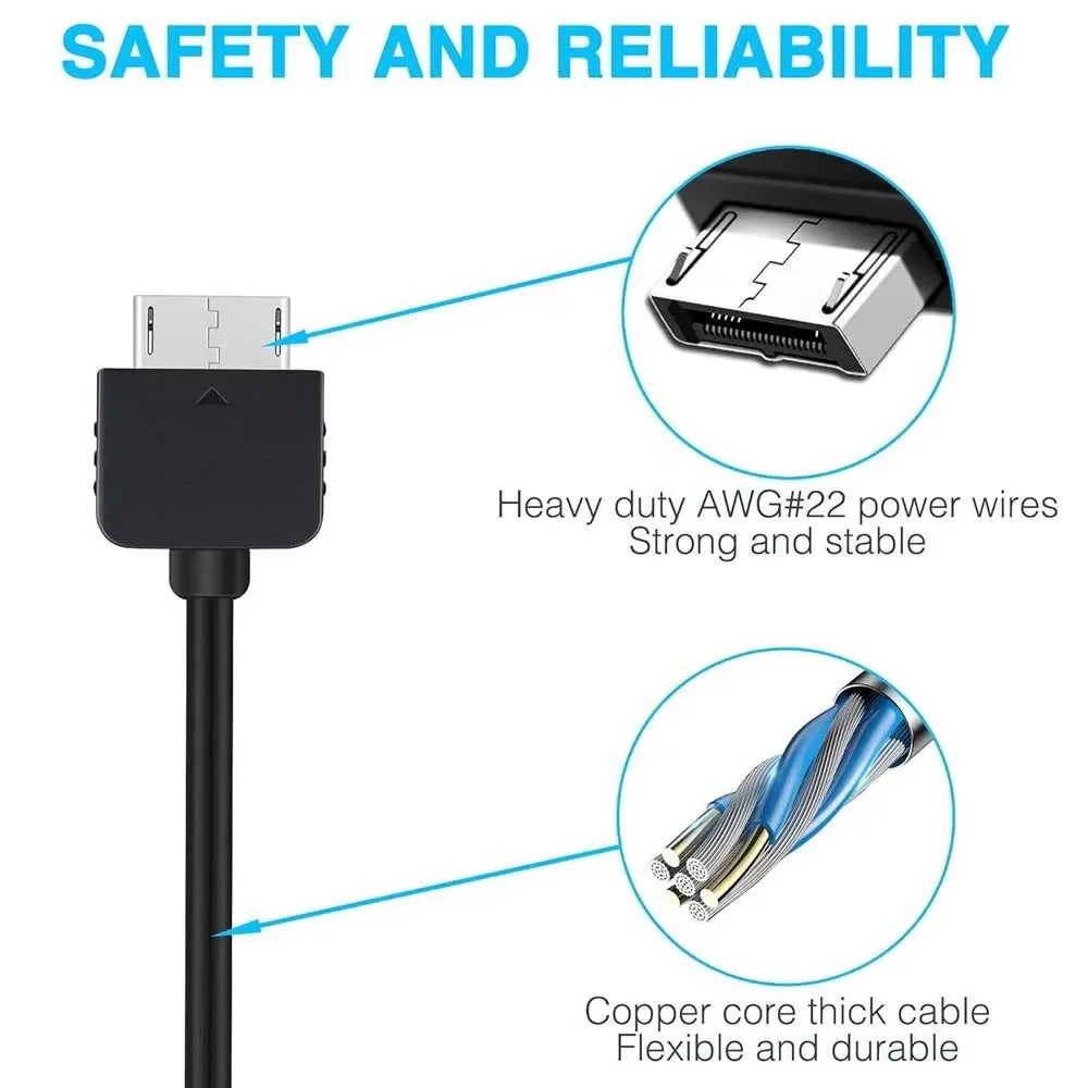USB Charger Cable for PS Vita 1000 3.3FT High Speed Data Sync Charging Cord for PlayStation Vita PCH-1000/1001/1102 Game Console Peaceful Pleasures Health and Wellness