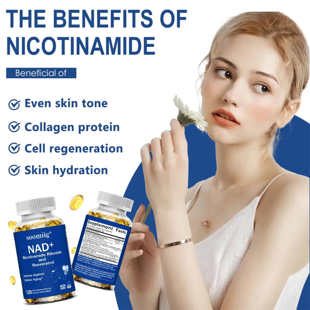 NAD+ Supplement | Nicotinamide Riboside & Resveratrol