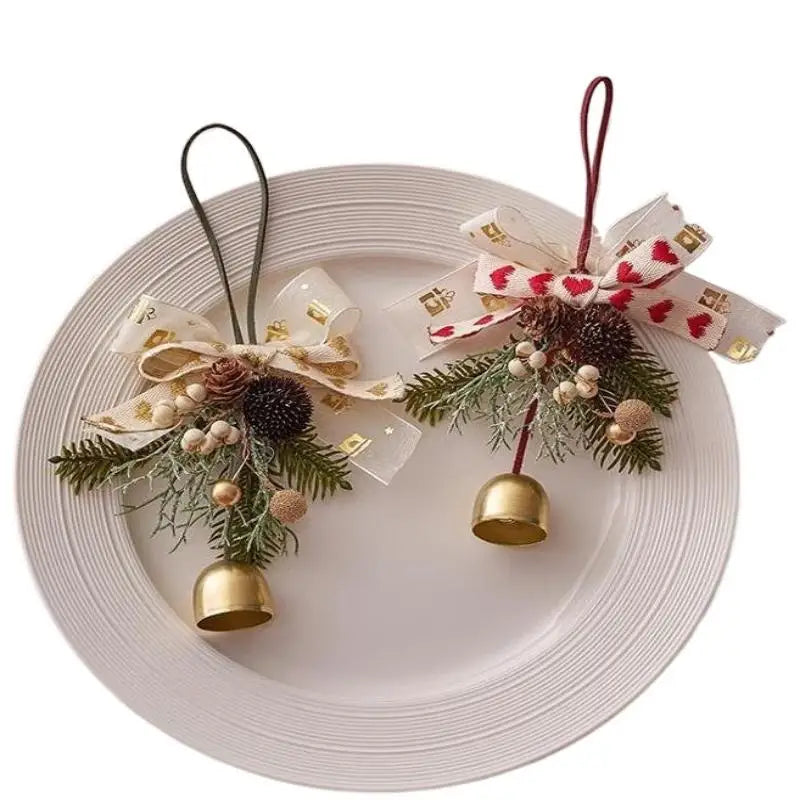 Christmas Bell Garland Ornaments | Festive Tree Pendants