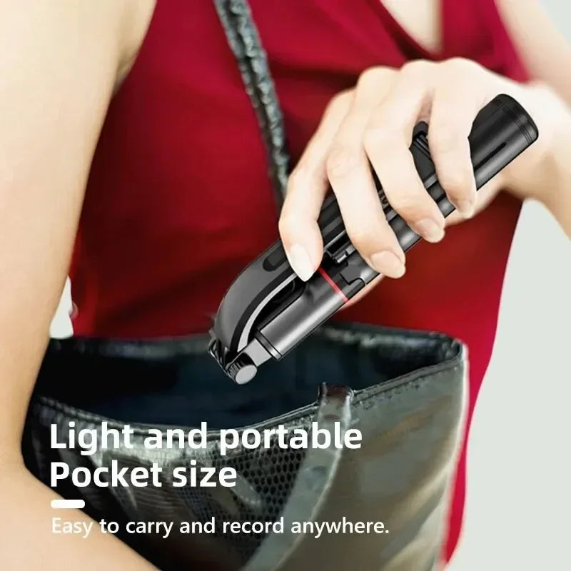 Wireless Selfie Stick for Smartphone 44 Inch Tripod with Bluetooth Remote Foldable Stand for Vlog Shooting Record Peaceful Pleasures Health and Wellness